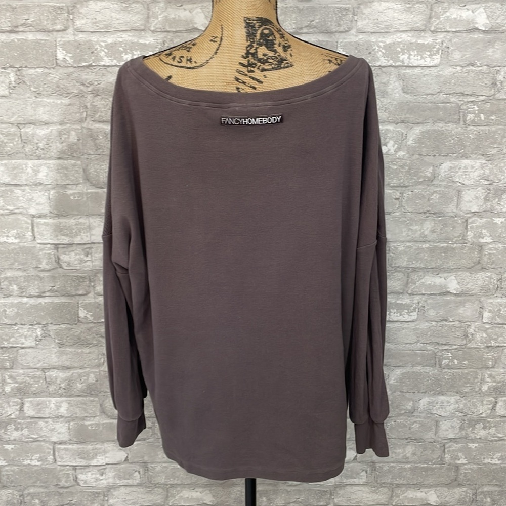 Fancy Homebody Ribbed Sweatshirt - Picture 4 of 6